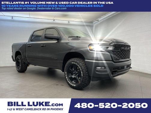 Granite Crystal Metallic Clearcoat 2026 RAM 1500 Warlock Crew Cab 4x4 5'7' Box