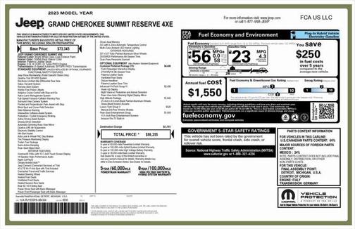 2023 Jeep Grand Cherokee 4xe Summit Reserve