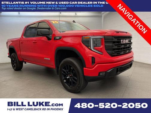 Cardinal Red 2025 GMC Sierra 1500 Elevation