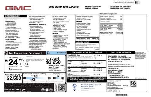 2025 GMC Sierra 1500 Elevation