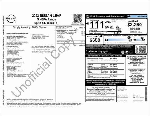 2023 Nissan Leaf S 40 kWh
