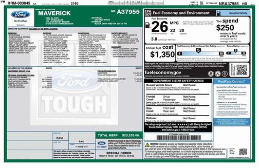 2022 Ford Maverick XL