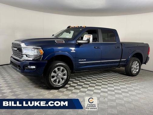 Patriot Blue Pearlcoat 2024 RAM 3500 Limited Crew Cab 4x4 6'4' Box