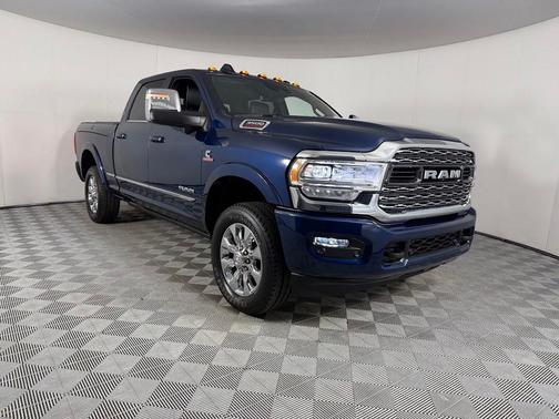 Patriot Blue Pearlcoat 2024 RAM 3500 Limited Crew Cab 4x4 6'4' Box