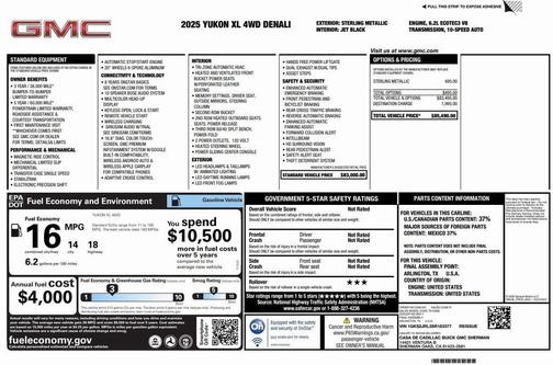 2025 GMC Yukon XL Denali