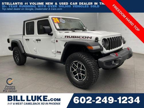 Bright White Clearcoat 2024 Jeep Gladiator Rubicon