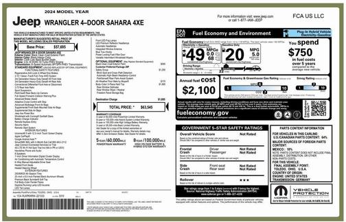 2024 Jeep Wrangler 4xe Sahara