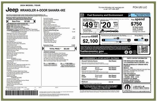 2024 Jeep Wrangler 4xe Sahara