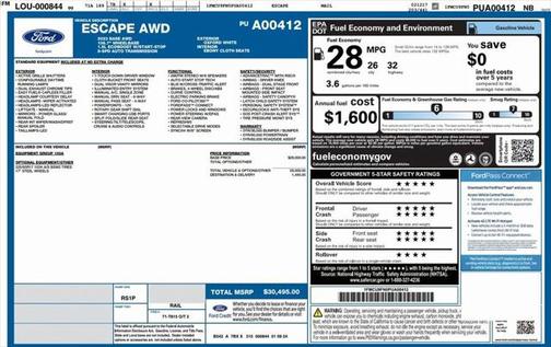 2023 Ford Escape SE