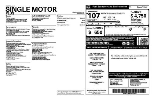 2023 Polestar 2 Long Range Single Motor