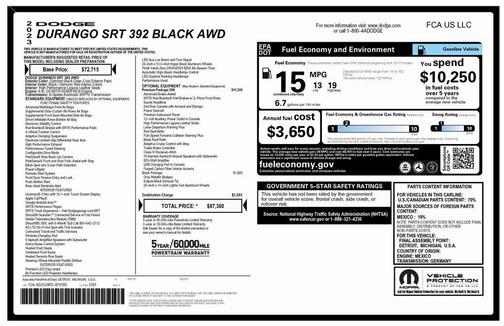 2023 Dodge Durango SRT 392 Premium AWD
