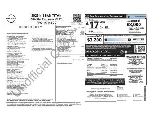 2023 Nissan Titan PRO-4X