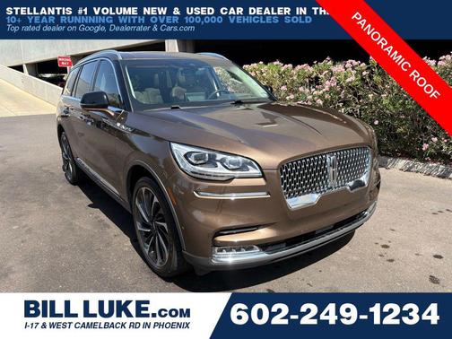Bronze Smoke Metallic Clearcoat 2022 Lincoln Aviator Reserve AWD