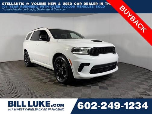 White Knuckle Clearcoat 2023 Dodge Durango GT Plus