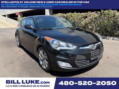 Ultra Black Pearl 2017 Hyundai Veloster Base