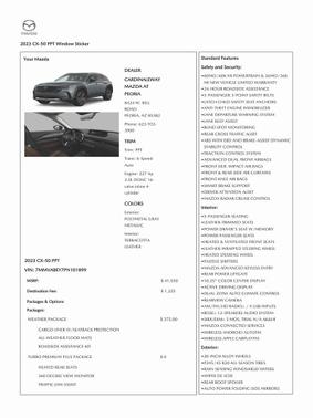 2023 Mazda CX-50 2.5 Turbo Premium Plus Package