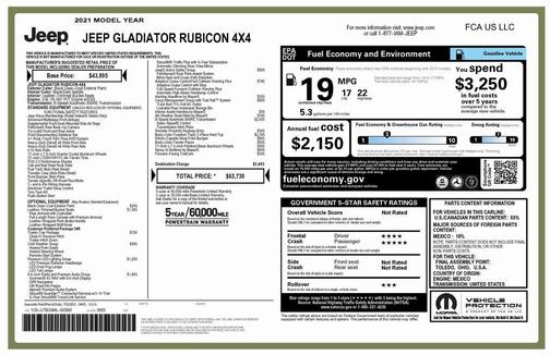 2021 Jeep Gladiator Rubicon