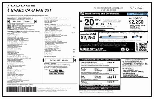 2016 Dodge Grand Caravan SXT
