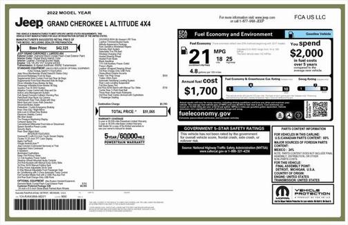 2022 Jeep Grand Cherokee L Altitude