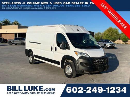 Bright White Clearcoat 2023 RAM ProMaster 2500 High Roof