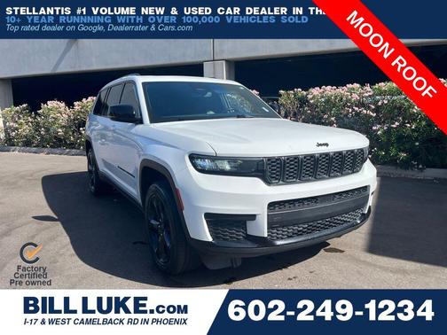 Bright White Clearcoat 2021 Jeep Grand Cherokee L Altitude