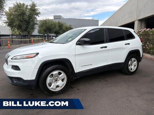 Bright White Clearcoat 2014 Jeep Cherokee Sport