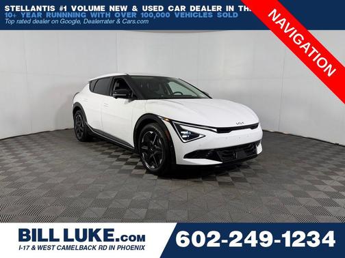 Glacier White Pearl 2025 Kia EV6 Wind RWD