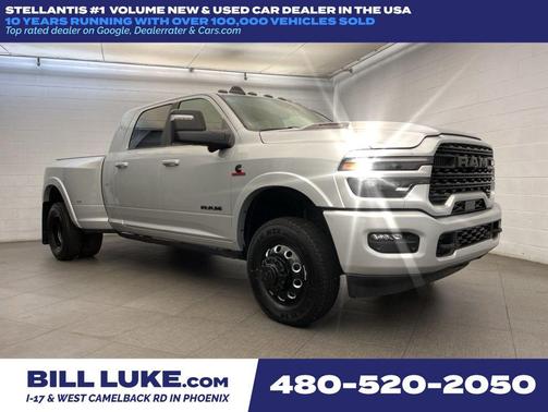 Silver Zynith 2026 RAM 3500 Limited Mega Cab 4x4 6'4' Box