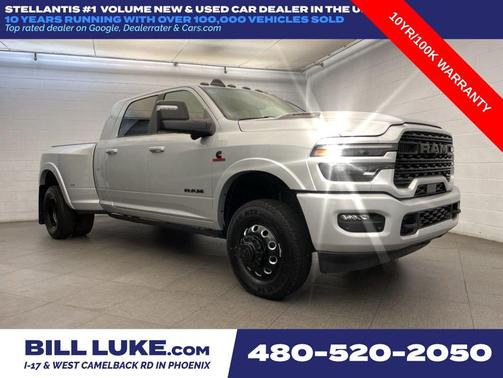 Silver Zynith 2026 RAM 3500 Limited Mega Cab 4x4 6'4' Box