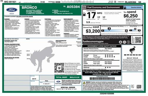 2024 Ford Bronco Wildtrak