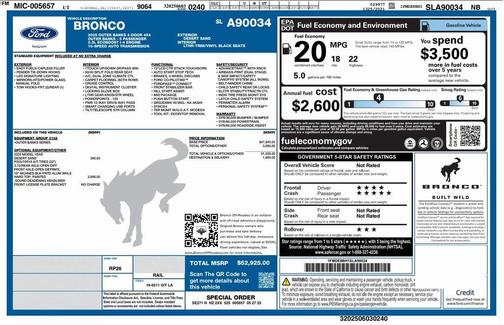 2025 Ford Bronco Outer Banks