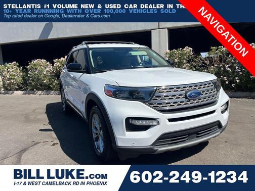 Oxford White 2021 Ford Explorer Limited