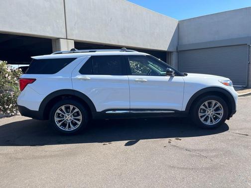 Oxford White 2021 Ford Explorer Limited