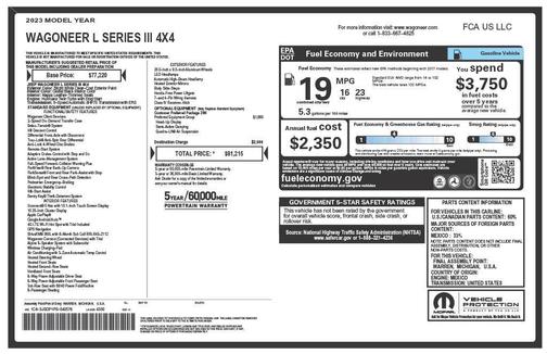 2023 Jeep Wagoneer L Series III 4x4