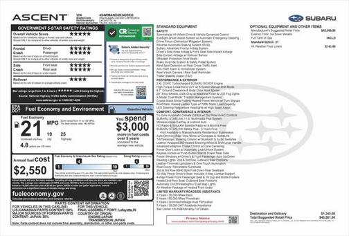 2024 Subaru Ascent Limited 8-Passenger