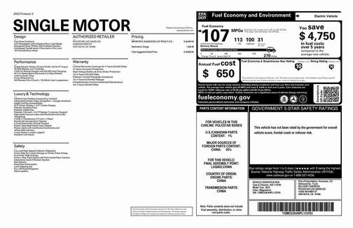 2023 Polestar 2 Long Range Single Motor