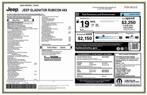 2020 Jeep Gladiator Rubicon