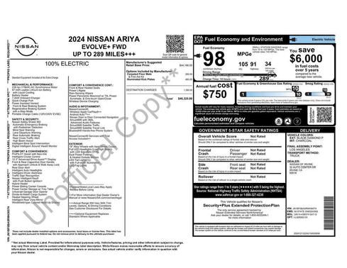 2024 Nissan ARIYA EVOLVE+