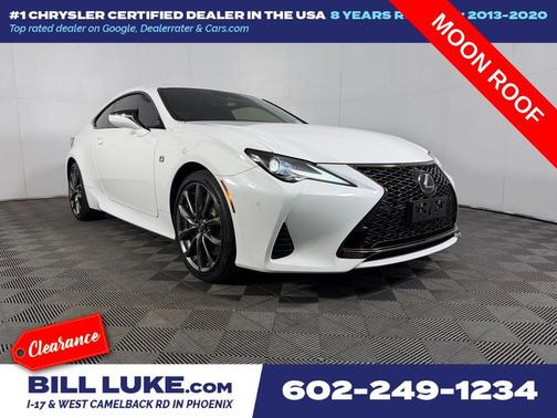 Ultra White 2022 Lexus RC 300 F Sport