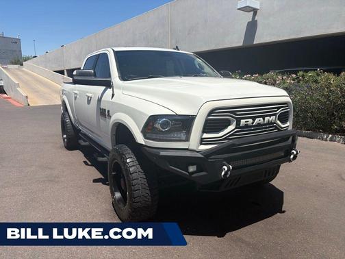 Pearl White 2018 RAM 2500 Laramie Crew Cab 4x4 6'4' Box