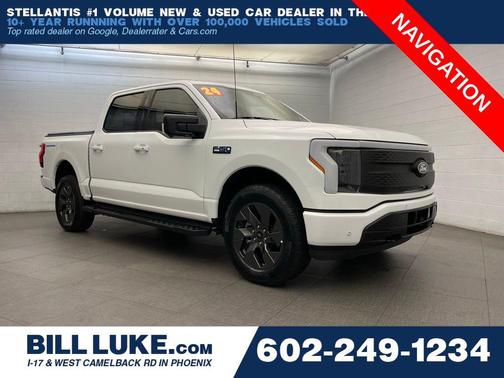 Oxford White 2024 Ford F-150 Lightning Flash