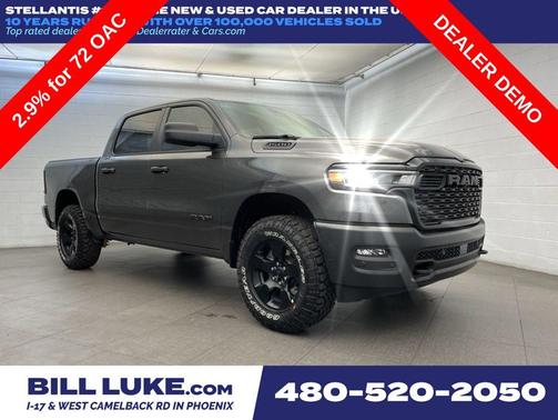 Granite Crystal Metallic Clearcoat 2026 RAM 1500 Warlock Crew Cab 4x4 5'7' Box