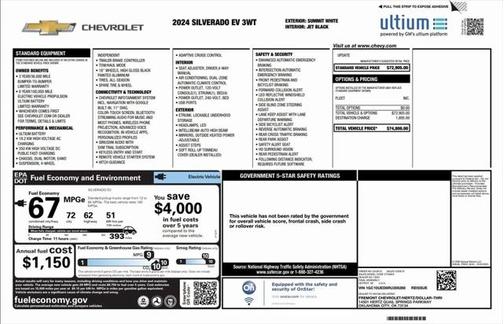 2024 Chevrolet Silverado EV Work Truck