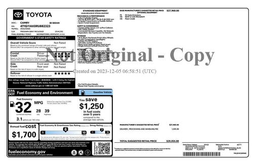 2024 Toyota Camry SE