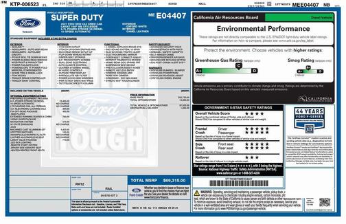 Oxford White 2021 Ford F-250 Lariat