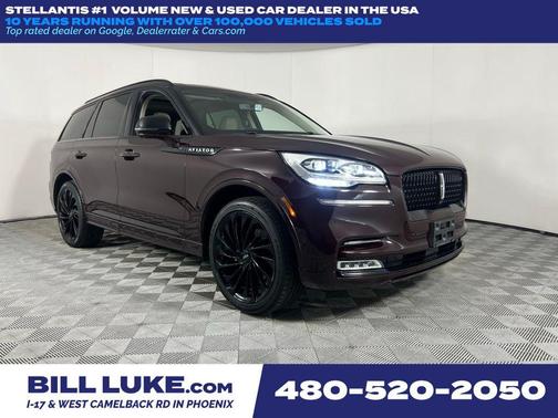Diamond Red Metallic Tinted Clearcoat 2023 Lincoln Aviator Reserve AWD