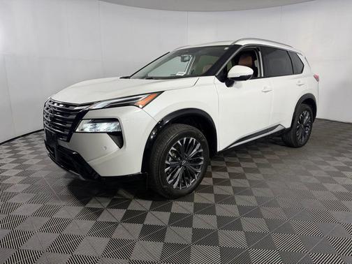White Pearl 2026 Nissan Rogue Platinum