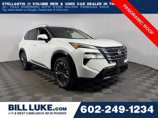 White Pearl 2026 Nissan Rogue Platinum