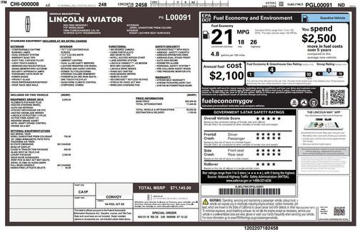 Jewel Sandstone Metallic Premium Colorant 2023 Lincoln Aviator Reserve