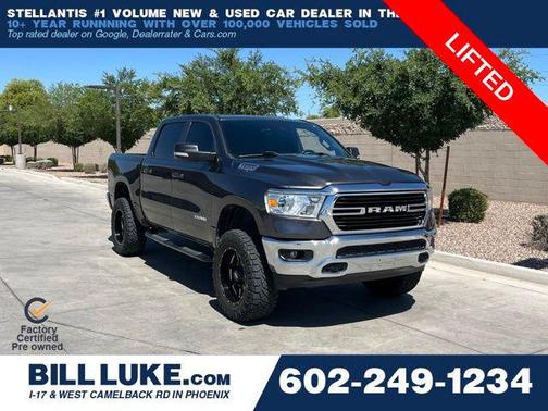 Granite Crystal Metallic Clearcoat 2021 RAM 1500 Big Horn/Lone Star